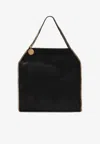 Stella Mccartney Large Baby Bella Logo-charm Tote Bag In Black