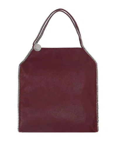 Stella Mccartney Large Burgundy Tote Bag In Purple