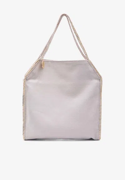 Stella Mccartney Large Falabella Faux Leather Tote Bag In Cream