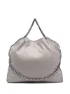 Stella Mccartney 3 Chain Falabella Tote Bag In Gray