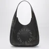 Stella Mccartney Large Hobo Bag With Aged Effect And Logo