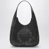 Stella Mccartney Large Hobo Bag With Aged Effect And Logo
