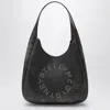 Stella Mccartney Large Hobo Bag With Aged Effect And Logo