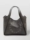 Stella Mccartney Large Stella Logo Bag In Gray