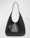 Stella Mccartney Stella Logo Faux Leather Shoulder Bag In Black