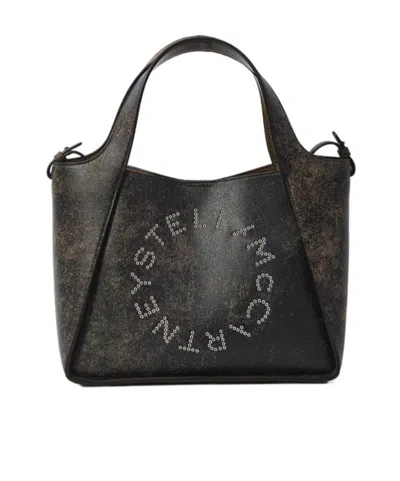 STELLA MCCARTNEY STELLA MCCARTNEY LARGE VINTAGE-EFFECT TOTE BAG