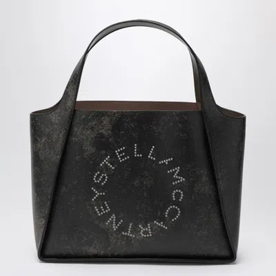 Stella Mccartney Large Stella Logo Bag With Aged Effect