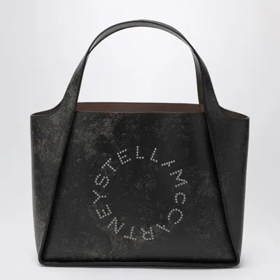 Stella Mccartney Large Stella Logo Bag With Aged Effect Women