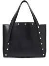 Stella Mccartney Large Stella Studs Tote Bag In Black