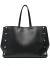 Stella Mccartney Large Studded Tote Bag In Black
