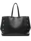 Stella Mccartney Large Studded Tote Bag In Schwarz