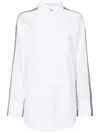 Stella Mccartney Layered Cardigan Shirt In Grey