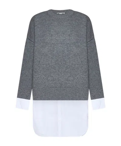 STELLA MCCARTNEY STELLA MCCARTNEY LAYERED EFFECT KNITTED JUMPER