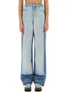 Stella Mccartney Layered Jeans In Blue