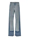 Stella Mccartney Light Blue Layered Jeans In Light Blue