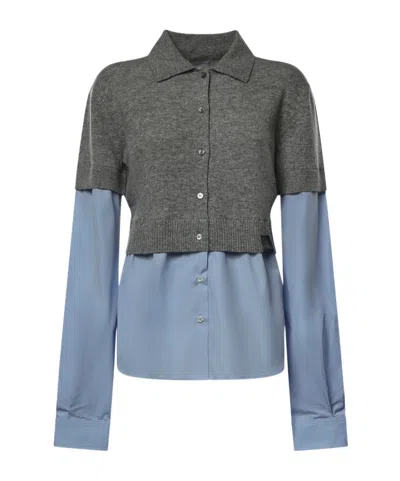Stella Mccartney Layered-effect Cardigan In Multi