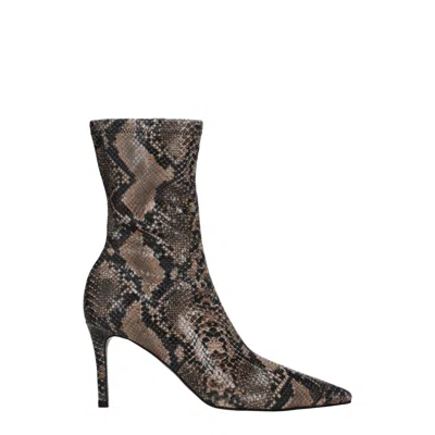 Stella Mccartney Leather Ankle Women's Boots In Brown