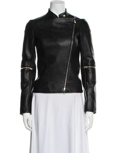 Pre-owned Stella Mccartney Leather Biker Jacket W/ Tags In Black