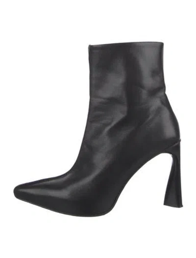 Pre-owned Stella Mccartney Leather Boots In Black