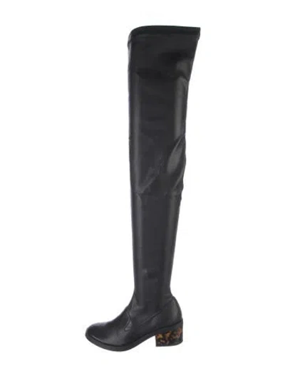 Pre-owned Stella Mccartney Leather Boots In Black