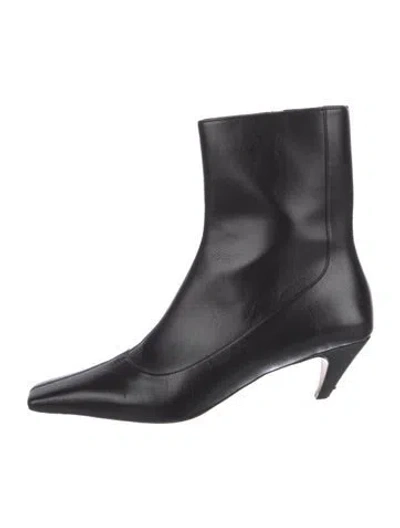Pre-owned Stella Mccartney Leather Boots In Black