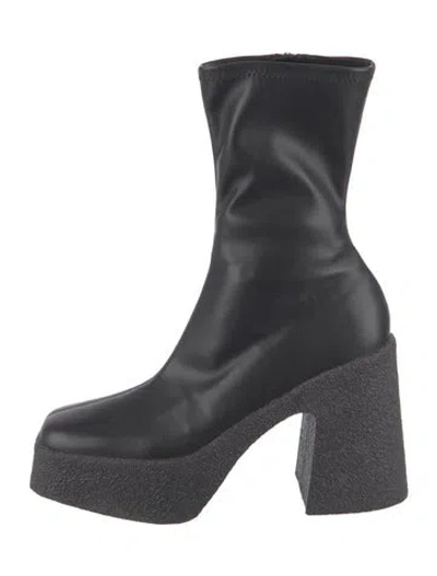 Pre-owned Stella Mccartney Leather Boots In Black