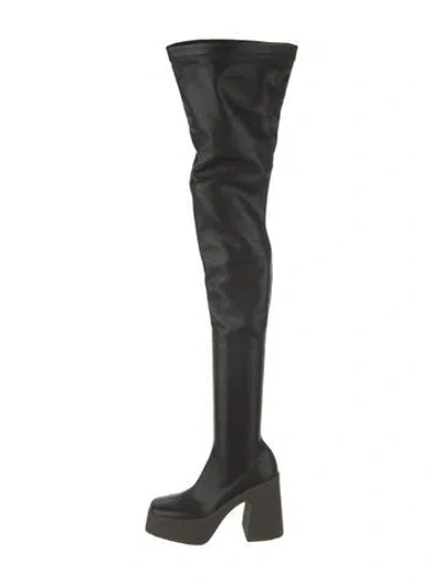 Pre-owned Stella Mccartney Leather Boots In Black