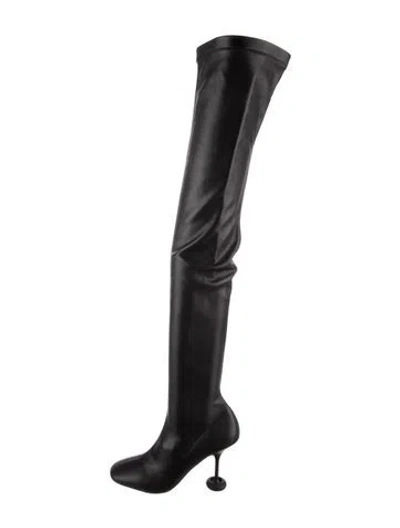 Pre-owned Stella Mccartney Leather Boots In Black