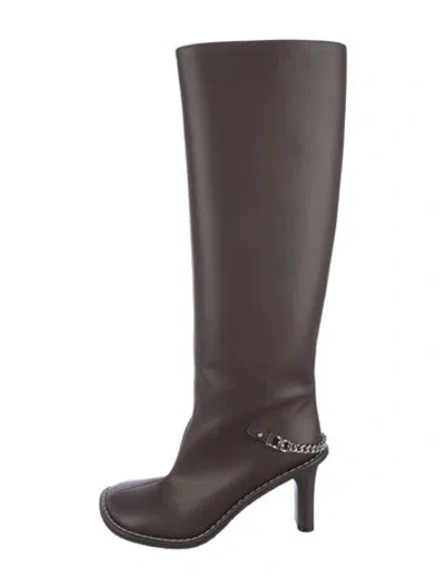 Pre-owned Stella Mccartney Leather Boots In Brown