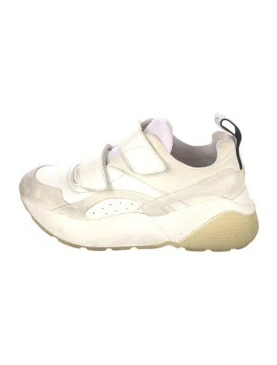 Pre-owned Stella Mccartney Leather Chunky Sneakers In White