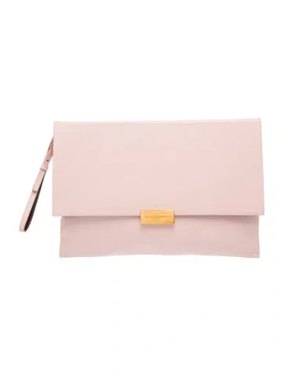 Pre-owned Stella Mccartney Leather Clutch In Pink