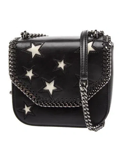 Pre-owned Stella Mccartney Leather Crossbody Bag In Black
