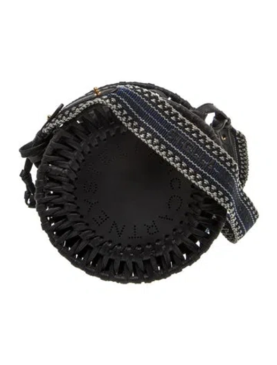 Pre-owned Stella Mccartney Leather Crossbody Bag In Black