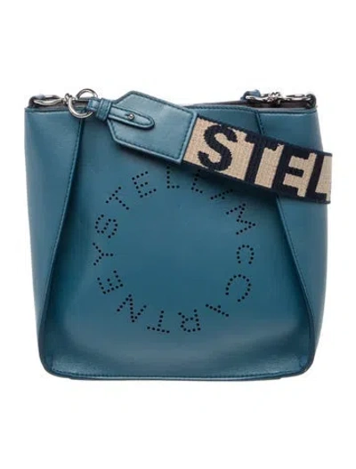 Pre-owned Stella Mccartney Leather Crossbody Bag In Blue