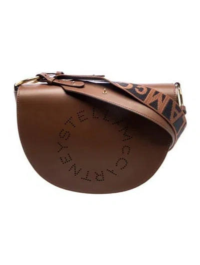 Pre-owned Stella Mccartney Leather Crossbody Bag In Brown