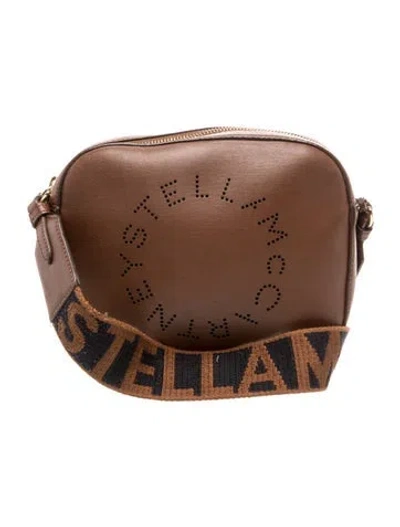 Pre-owned Stella Mccartney Leather Crossbody Bag In Brown