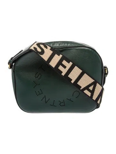 Pre-owned Stella Mccartney Leather Crossbody Bag In Green