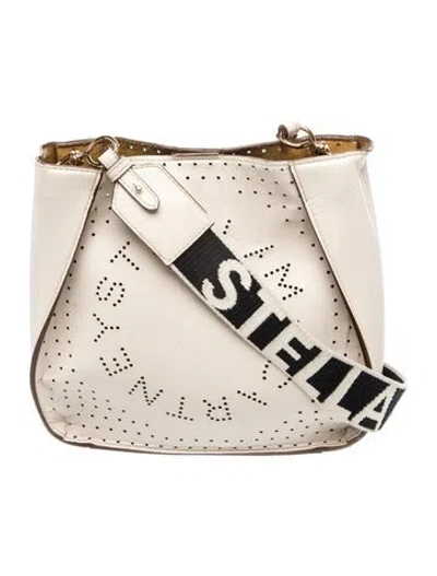 Pre-owned Stella Mccartney Leather Crossbody Bag In Neutral