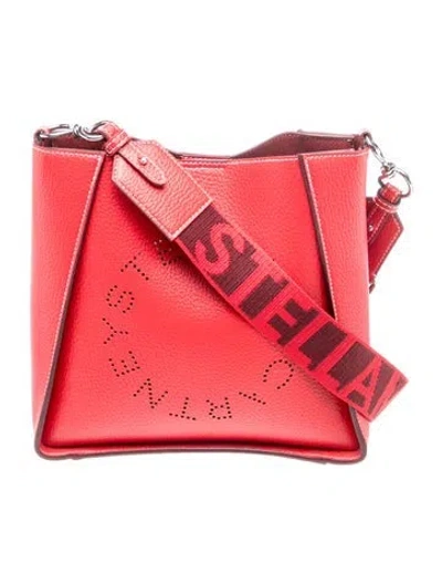 Pre-owned Stella Mccartney Leather Crossbody Bag In Red