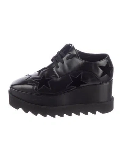 Pre-owned Stella Mccartney Leather Graphic Print Oxfords In Multi