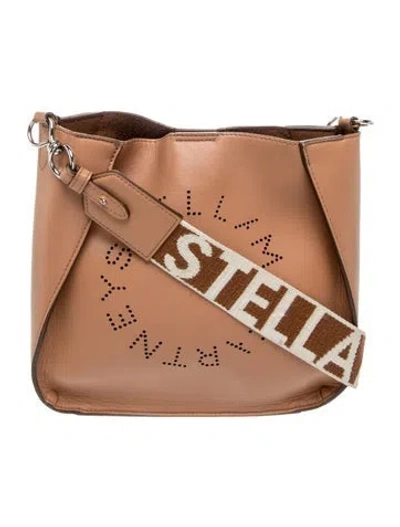 Pre-owned Stella Mccartney Leather Messenger Bag In Neutral