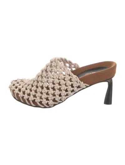 Pre-owned Stella Mccartney Leather Mules In Multi
