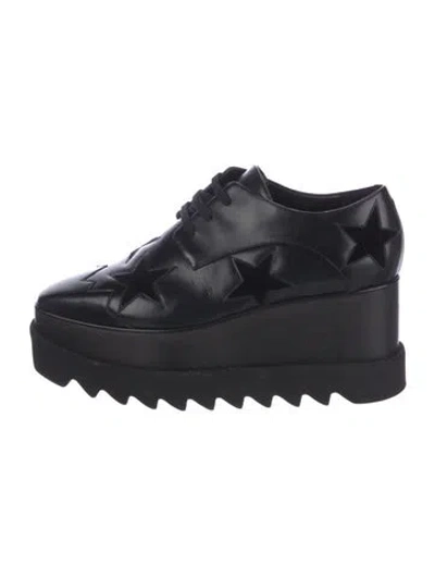 Pre-owned Stella Mccartney Leather Oxfords In Black