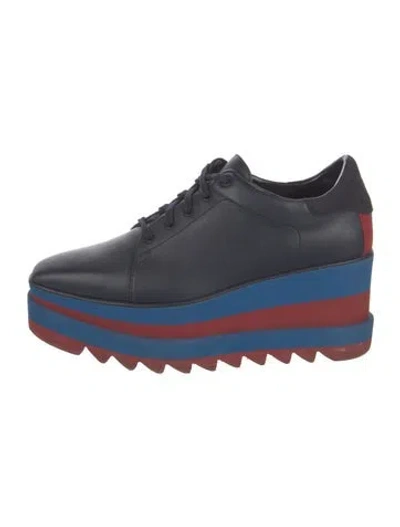 Pre-owned Stella Mccartney Leather Oxfords In Blue