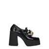 Stella Mccartney Leather Platform Women's Loafers In Black