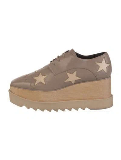 Pre-owned Stella Mccartney Leather Printed Pumps In Brown
