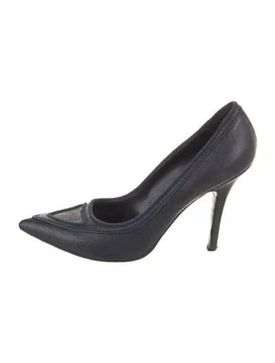 Pre-owned Stella Mccartney Leather Pumps In Blue