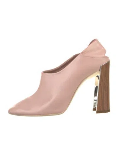 Pre-owned Stella Mccartney Leather Pumps In Pink