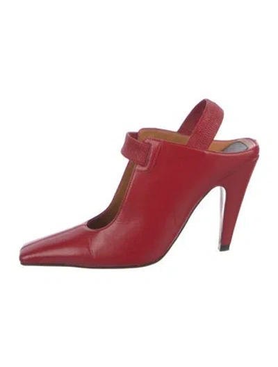 Pre-owned Stella Mccartney Leather Pumps In Red