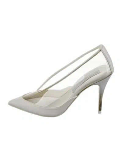 Pre-owned Stella Mccartney Leather Pumps In White